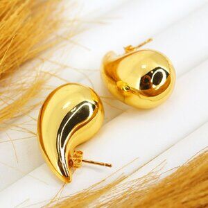Stylish Cleave Stainless Steel Earrings - Modern Minimalist Jewelry